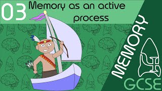 Memory as an active process  Memory GCSE Psychology AQA [upl. by Kylah952]