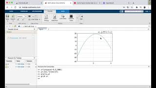 Área bajo la curva e integración definida usando MATLAB [upl. by Haynor126]