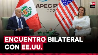 Presidenta Dina Boluarte se reúne con su homólogo de Estados Unidos Joe Biden [upl. by Marga616]