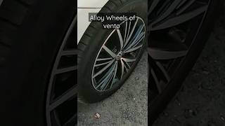 Beautiful Looking Alloy Wheels of Volkswagen vento 💯 ❤️ volkswagen vento shorts [upl. by Suolkcin]