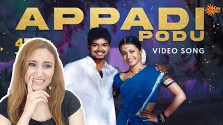 Appadi Podu reaction  Gilli  Thalapathy Vijay and Trisha [upl. by Brewer]