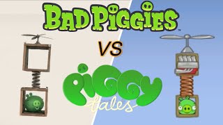 Bad piggies vs Piggy tales  Screw up in bad piggies [upl. by Suvart]