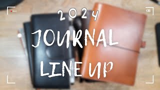 My 2024 Journal  Planner Line Up [upl. by Surovy123]