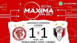 HERCÍLIO LUZ X JOINVILLE  RÁDIO MÁXIMA 967 [upl. by Oiceladni]