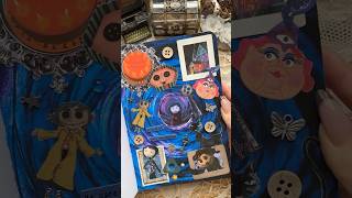 ASMR journal Coraline🔮🐈‍⬛✨🗝️🌑asmr journal journaling coraline journalwithme fyp diy [upl. by Eedebez]