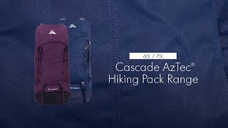 Macpac Cascade Hiking Pack Range [upl. by Hirst]