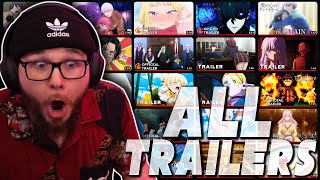 I Watched ALL ANIME TRAILERS For WINTER 2024 [upl. by Addiego]