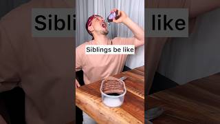 How to share CHOCOLATE ICE CREAM with your sibling properly☺️❤️🍦 CHEFKOUDY [upl. by Oiramat]