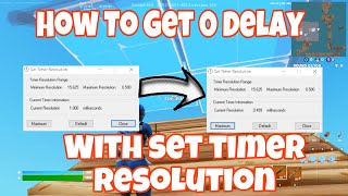 How To Get 0 Delay In FortniteHow To Use Timer ResolutionFilter Keys How to Boost FPSLower Delay [upl. by Lavery]