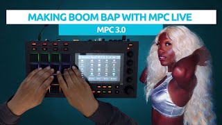 MPC 30 Beatmaking  Boom Bap  Doechii Type Beat [upl. by Othe946]