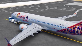 737 MAX timelapse  Kuala Lumpur  Perth [upl. by Isnyl]