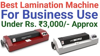 Best Lamination Machine For Business 2024  Best Lamination Machine Under 3000rs in India 2024 [upl. by Lledroc33]