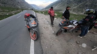 Ladakhepisode11😍 going to Manali❤️ Rc390 crash total bike loss😭😭 iPhone 14 pro loss😭😭 2 lakh gye😭 [upl. by Light]