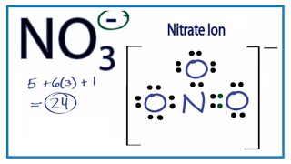 NO3 Lewis Structure How to Draw the Lewis Structure for NO3 [upl. by Yatnohs]