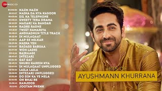 24 Hit songs Of Ayushmann Khurrana  Nazm Nazm Naina Da Kya Kasoor Dil Ka Telephone [upl. by Letney]