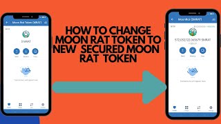 How to Change Moon Rat Token to a New Secured Moon Rat token using Dapps in the Trust Wallet [upl. by Nolyarg]