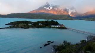 Patagonia Paine mountains in the morning glow Part 2朝焼けのパイネ山群、パタゴニアパート２ [upl. by Adine]