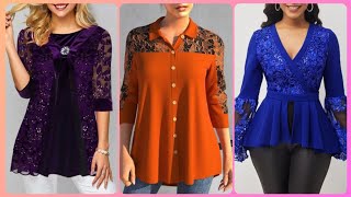 Blusas de encaje para mujer muy bonitas para todos los estilos [upl. by Eiznek]