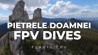 Pietrele Doamnei  FPV cinematic dives [upl. by Neelat]