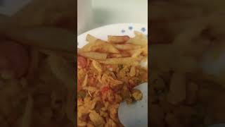 Comiendo arroz con pollo con jugo de maracuyá [upl. by Ynnavoj]