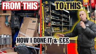 THE BEST VAN BUILD amp TOUR  Electrician  Ford Transit Custom [upl. by Sirrot]