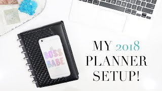 HOW IVE ORGANIZED MY PLANNER FOR 2018  5 TIPS FOR CHOOSING YOUR PLANNER [upl. by Aimej]