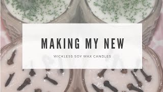 The Making Of My Wickless Soy Wax Candles [upl. by Anirak]