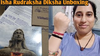 Isha Rudraksha Diksha Unboxing Mahashivratri 2021Free Rudraksha consecrated by Sadhguru [upl. by Preciosa566]