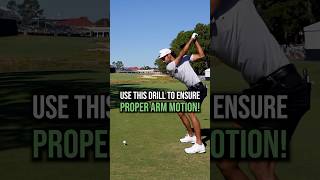 Use an alignment stick to perfect the arm motion and release in your golf swing golf [upl. by Noami667]