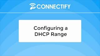 Configuring a DHCP Range on Connectify Hotspot [upl. by Pence484]