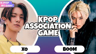 KPOP ASSOCIATION GAME 2  KPOP GAMES  18 ROUNDS [upl. by Eisak863]