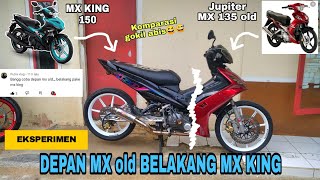 Eksperimen GOKIL DEPAN MX old  BELAKANG MX KING‼️ [upl. by Ayotl35]