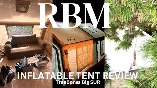 INFLATABLE TENT RBM at TreeBones Big Sur Review Koala 7 [upl. by Enitsuj]