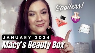 JANUARY 2024 MACY’S BEAUTY BOX SPOILERS [upl. by Lucias]