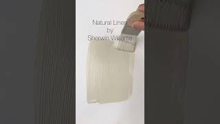 NATURAL LINEN by Sherwin Williams a creamy warm neutral paint color with subtle yellow undertones [upl. by Tarra919]