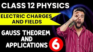 Class 12 Physics  Electric Charges and Fields  Gauss Theorem and Applications  Ashu Ghai Sir [upl. by Aronle]