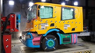 How Scanias crash tests work [upl. by Ludlew752]