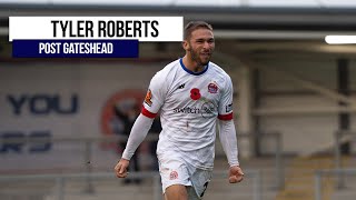 Interview Roberts Reacts to Gateshead Victory [upl. by Naira]