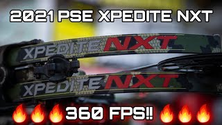 PSE 2021 Xpedite NXT Evolve Cam First Look Test Review Mikes Archery [upl. by Luhey]