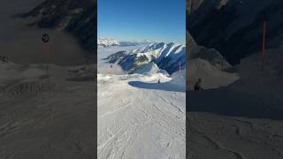 Kitzsteinhorn Kaprun  Skiing on the Glacier  Blue 10  skiing ski winter mountains narty [upl. by Wall938]