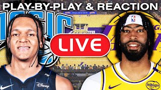 Los Angeles Lakers vs Orlando Magic LIVE PlayByPlay amp Reaction [upl. by Ertemed]