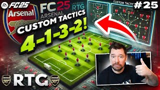 INSANE 4132 CUSTOM TACTICS 🔥 FC25 Road to Glory [upl. by Eedeed]