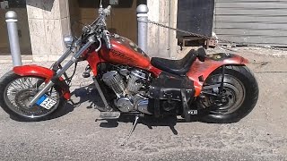 Honda Steed 400 Customized  Walkaround [upl. by Anstice145]