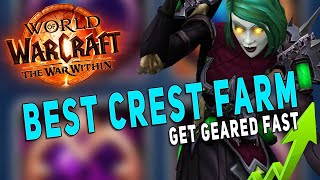 INSANE CREST FARM  Get Geared FAST  Addons amp More  The War Within [upl. by Glassco]