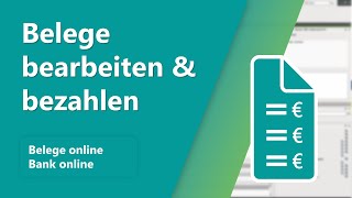 Belege online Erweitert  Bank online  Belege bearbeiten und bezahlen [upl. by Larentia]