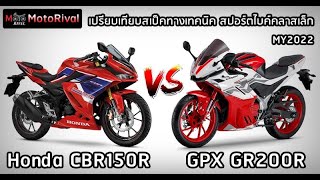 เทียบสเป็ก 2022 CBR150R VS 2022 Demon GR200R vs กระต่ายเพลิง VS จงอาง4วาล์ว [upl. by Burack]