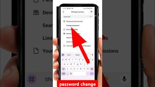 Facebook password change  how to change Facebook password fecbook sorts yputubeshorts ytshorts [upl. by Piselli384]