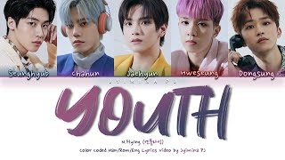 NFLYING 엔플라잉  Youth 꽃바람 Lyrics Color CodedHanRomEng [upl. by Airdnax]