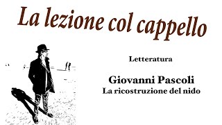 Letteratura  Giovanni Pascoli La ricostruzione del nido [upl. by Kinchen97]