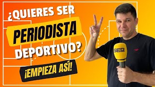 🚀Cómo EMPEZAR en el PERIODISMO DEPORTIVO en RADIO 📻 Mi EXPERIENCIA  Cómo ser PERIODISTA DEPORTIVO [upl. by Lemahs]